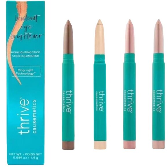 4pack/Mix 4 color/Thrive Causemetics Brilliant Highlighting Stick Eye Brightener - Picture 1 of 2
